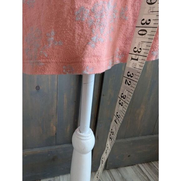 Charter Club Intimates Nightgown Women's Small Coral Floral Cotton Sleeveless - Picture 4 of 9